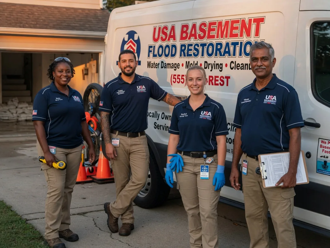 Basement Flood Cleanup company in Winn, ME